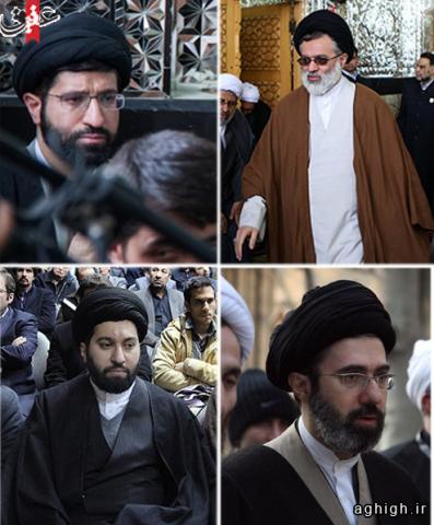 تصویر/همه فرزندان پسر آیت‌الله خامنه‌ای 