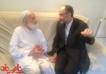 عکس/ دیدار مهدی خزعلی با پدر