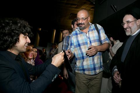 سیدمحمد خاتمی به تماشای «قاعده تصادف» نشست